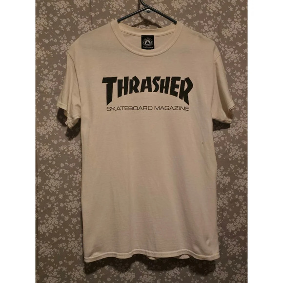 Thrasher Other - Men's Thrasher T-Shirt, Size M, white
